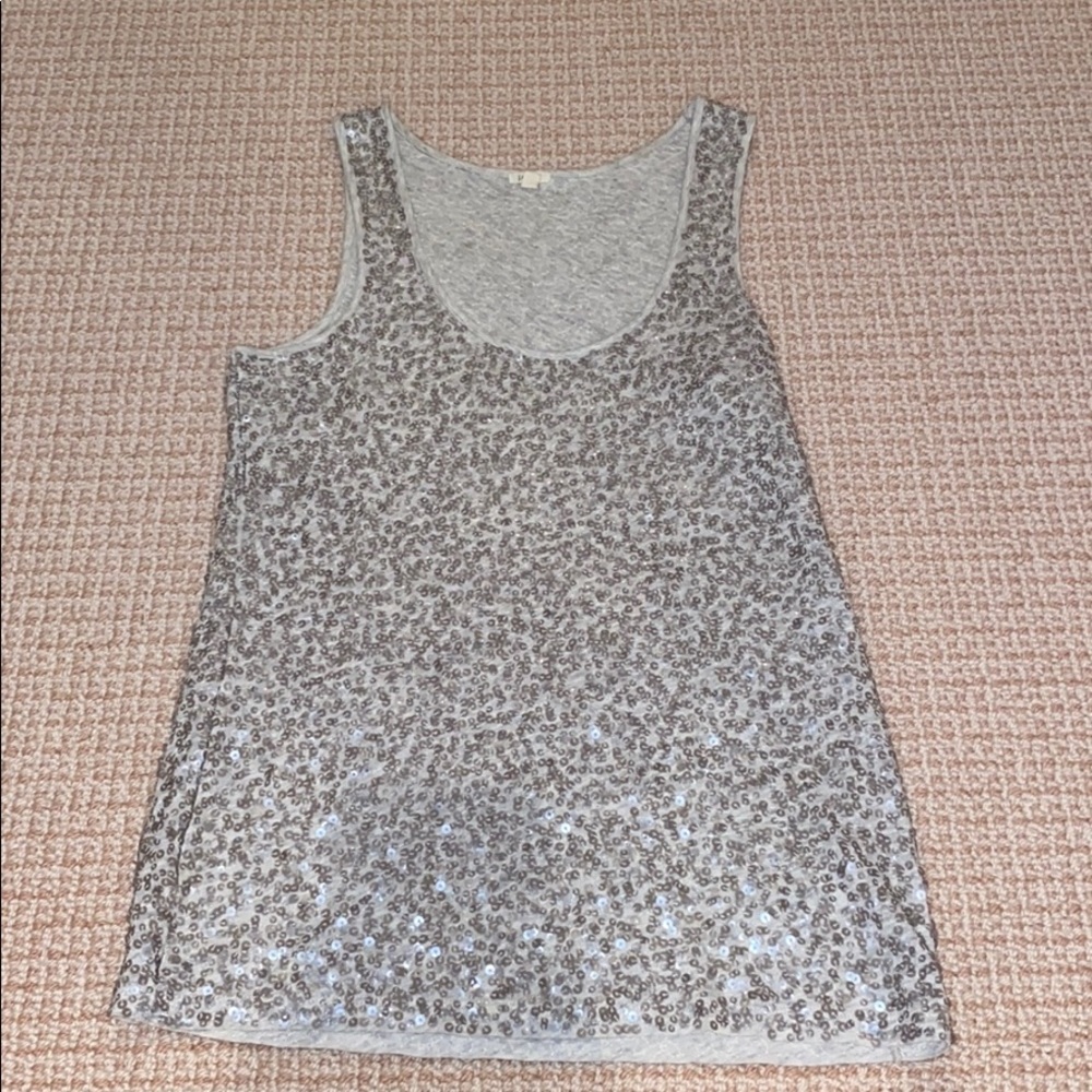 Sequin tank top